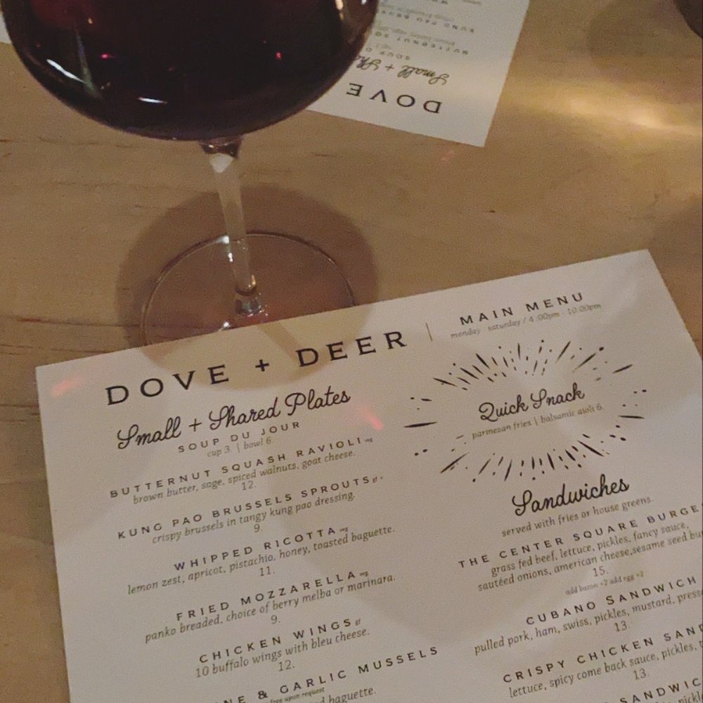 Dove + Deer - Menu! - Cocktail Bars Near Me - Albany, New York Dove + Deer - Menu! - Cocktail Bars Near Me - Albany, New York