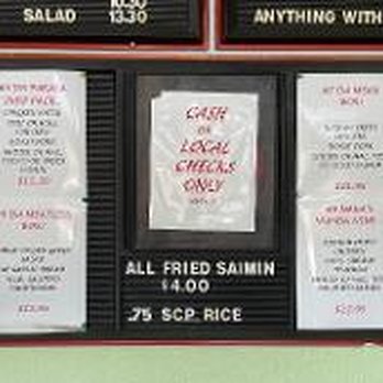 Bobbie's - Menu as of 4/4/22 - Hawaiian Near Me - Hanapepe, Hawaii