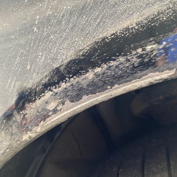 Bumper Revive - Damaged fender before - Mobile Dent Repair Near Me
