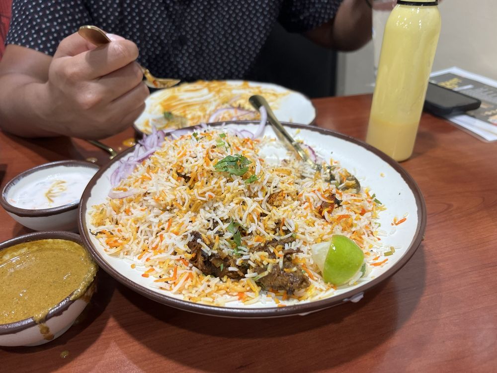 Food from Hyderabad House