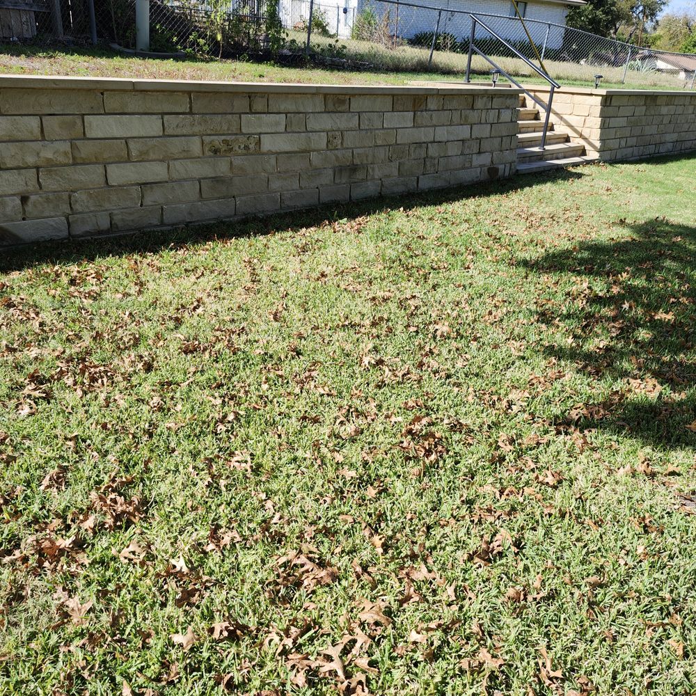 Jane Custom Masonry - 70 foot retaining wall with 10 foot wide steps - Masonry/Concrete Near Me - Del Valle, Texas Jane Custom Masonry - 70 foot retaining wall with 10 foot wide steps - Masonry/Concrete Near Me - Del Valle, Texas