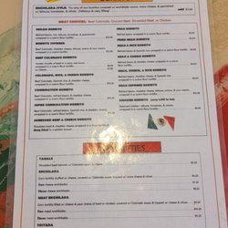Mexican Food Factory - Menu