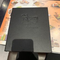Menu front cover Menu front cover
