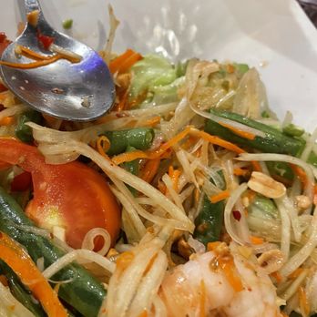 Thai Addict Cuisine - 24. Papaya Salad with shrimp - Thai Near Me - Buena Park, California Thai Addict Cuisine - 24. Papaya Salad with shrimp - Thai Near Me - Buena Park, California