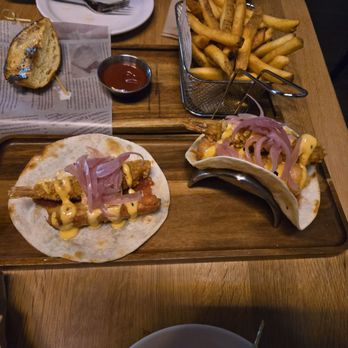 Taylight Local Craft Beer & Kitchen - Crab and shrimp tacos - Asian Fusion Near Me - Vancouver, British Columbia Taylight Local Craft Beer & Kitchen - Crab and shrimp tacos - Asian Fusion Near Me - Vancouver, British Columbia