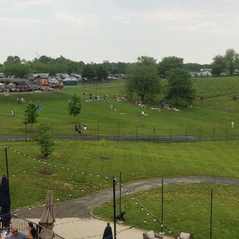 Stone Tower Winery - View of the family lawn from the tower on the adults-only side. - Wineries Near Me - Leesburg, Virginia Stone Tower Winery - View of the family lawn from the tower on the adults-only side. - Wineries Near Me - Leesburg, Virginia