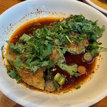 Mecha Noodle Bar - Red oil dumplings - Noodles Near Me - Boston, Massachusetts Mecha Noodle Bar - Red oil dumplings - Noodles Near Me - Boston, Massachusetts