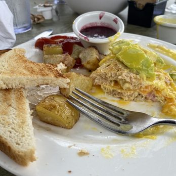 Kula Lodge & Restaurant - Crab and avocado omelette. Meh - Breakfast & Brunch Near Me - Kula, Hawaii Kula Lodge & Restaurant - Crab and avocado omelette. Meh - Breakfast & Brunch Near Me - Kula, Hawaii