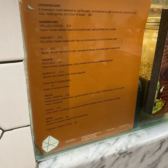 DTLA Cheese Superette - Menu Jan 2020 - Cheese Shops Near Me - Los Angeles, California