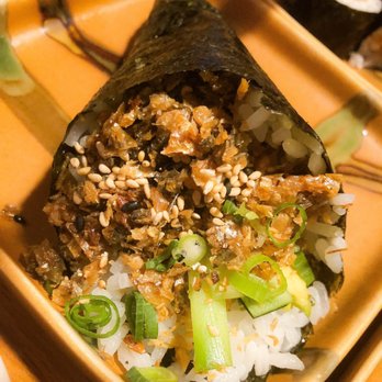 Tokyo One - Salmon skin hand roll - Sushi Bars Near Me - Plano, Texas Tokyo One - Salmon skin hand roll - Sushi Bars Near Me - Plano, Texas