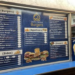 Menu, taken 2/25/24