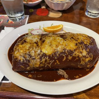 Cantina Azteca - Mix Burrito wet with red sauce - Mexican Near Me - Carmichael, California