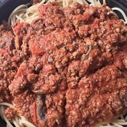Spaghetti with meat sauce