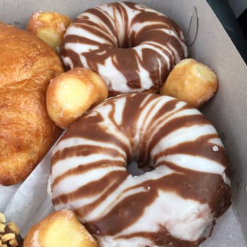 Tasty Donuts - Vanilla & Chocolate Raised Donut! - Donuts Near Me - San Diego, California