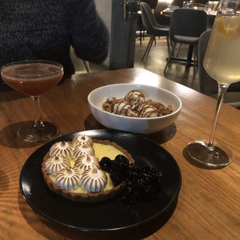 Chloe - lemon tart and hot buttered apples dessert - New American Near Me - Washington, DC, District of Columbia