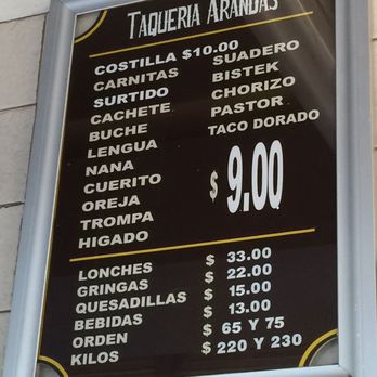 Taqueria Arandas - Tacos Near Me - Guadalajara, JAL Taqueria Arandas - Tacos Near Me - Guadalajara, JAL