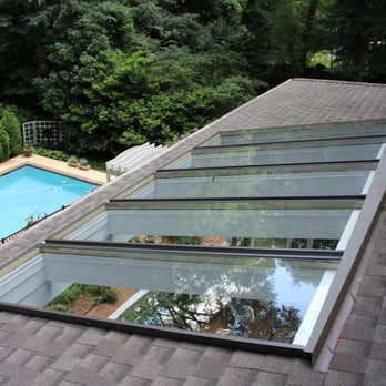 SIG Skylights - 5- gang skylight on a porch. Single frame provides simple, leak free installation with TONS of light! Helps light up the interior room too. - Glass & Mirrors Near Me - Atlanta, Georgia SIG Skylights - 5- gang skylight on a porch. Single frame provides simple, leak free installation with TONS of light! Helps light up the interior room too. - Glass & Mirrors Near Me - Atlanta, Georgia