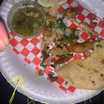 559 Taqueria - HAIR!!!!!! GROSS!!!!!! I took a large bite of my taco and boom a long ass piece of hair!!!!! DISGUSTED! - Tacos Near Me - Clovis, California