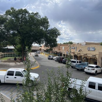 The Gorge Bar & Grill - View of the plaza from the patio - Bars Near Me - Taos, New Mexico The Gorge Bar & Grill - View of the plaza from the patio - Bars Near Me - Taos, New Mexico