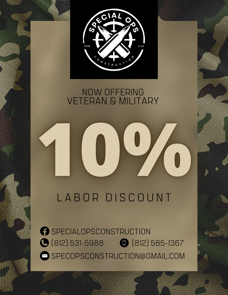 SPECIAL OPS CONSTRUCTION Updated September 2024 Request