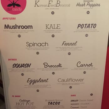 Dirt Candy - Menu - Vegetarian Near Me - New York, New York