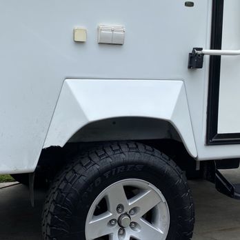 Automotive Enterprise - The damage. Clearance improved with new suspension (2nd attempt). - Body Shops Near Me - San Carlos, California Automotive Enterprise - The damage. Clearance improved with new suspension (2nd attempt). - Body Shops Near Me - San Carlos, California
