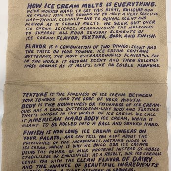 Jeni's Splendid Ice Creams - Napkin - Ice Cream & Frozen Yogurt Near Me - Philadelphia, Pennsylvania Jeni's Splendid Ice Creams - Napkin - Ice Cream & Frozen Yogurt Near Me - Philadelphia, Pennsylvania
