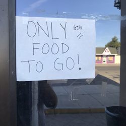Carniceria Mi Rancho - No eating in