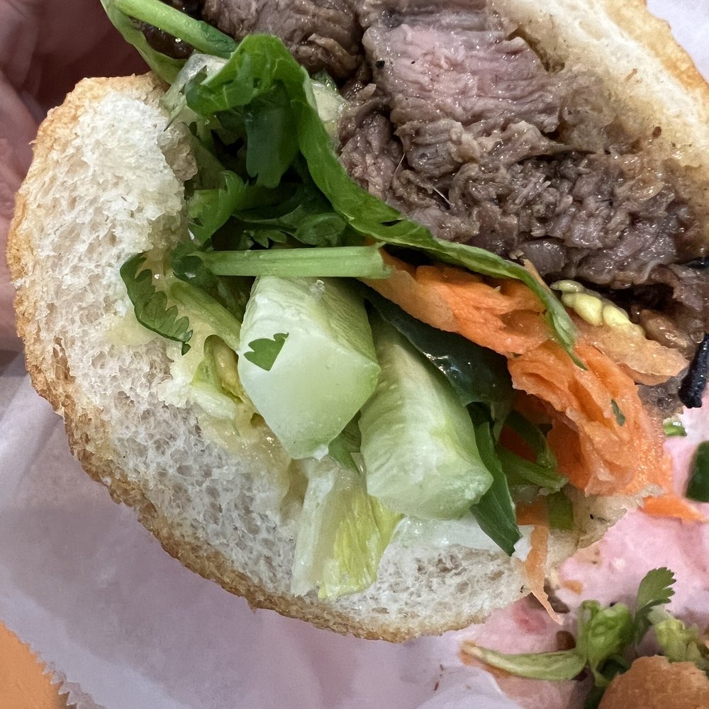 Fusion Cafe - Shaken Beef Banh Mi Poboy minus the onion - Vietnamese Near Me - Metairie, Louisiana Fusion Cafe - Shaken Beef Banh Mi Poboy minus the onion - Vietnamese Near Me - Metairie, Louisiana