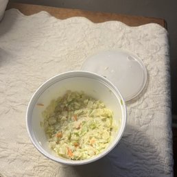 What's supposed to be a large slaw.
