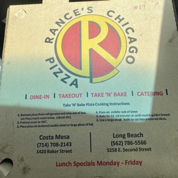 Rance's Chicago Pizza - Pizza Near Me - Long Beach, California Rance's Chicago Pizza - Pizza Near Me - Long Beach, California