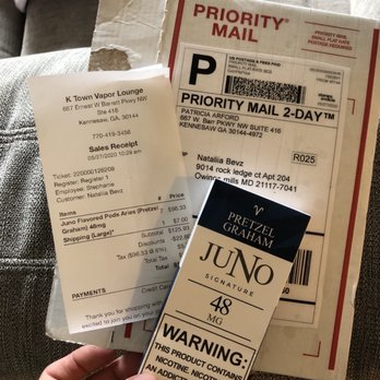 K Town Vapor Lounge - Super fast delivered order of Juno pods - Vape Shops Near Me - Kennesaw, Georgia K Town Vapor Lounge - Super fast delivered order of Juno pods - Vape Shops Near Me - Kennesaw, Georgia