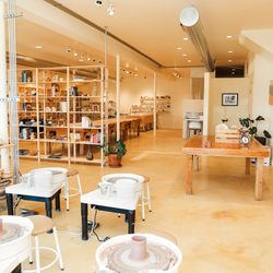 Salt Lake Pottery Studio - Birthday party for adults. private event party. bachelorette party. Pottery classes. Learn how to make ceramics. Event space for rent.