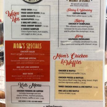 Mom’s House - Menu - Waffles Near Me - Bakersfield, California