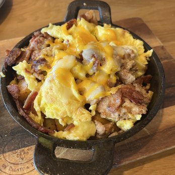 Sidecar Social - Bacon and sausage skillet - Sports Bars Near Me - Addison, Texas