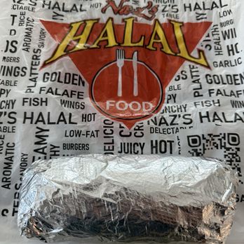 Naz's Halal Food - Chapli Kabab Gyro (Chicken) - Halal Near Me - Lake Forest, California Naz's Halal Food - Chapli Kabab Gyro (Chicken) - Halal Near Me - Lake Forest, California