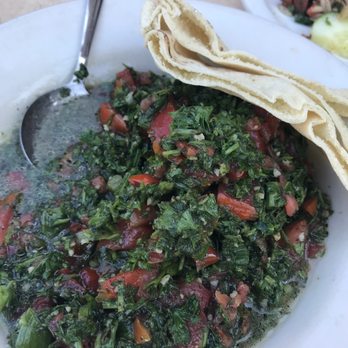 Sinbad's Mediterranean Cuisine - Oil-soaked tabbouleh. Strike two, - Mediterranean Near Me - Rochester, New York Sinbad's Mediterranean Cuisine - Oil-soaked tabbouleh. Strike two, - Mediterranean Near Me - Rochester, New York