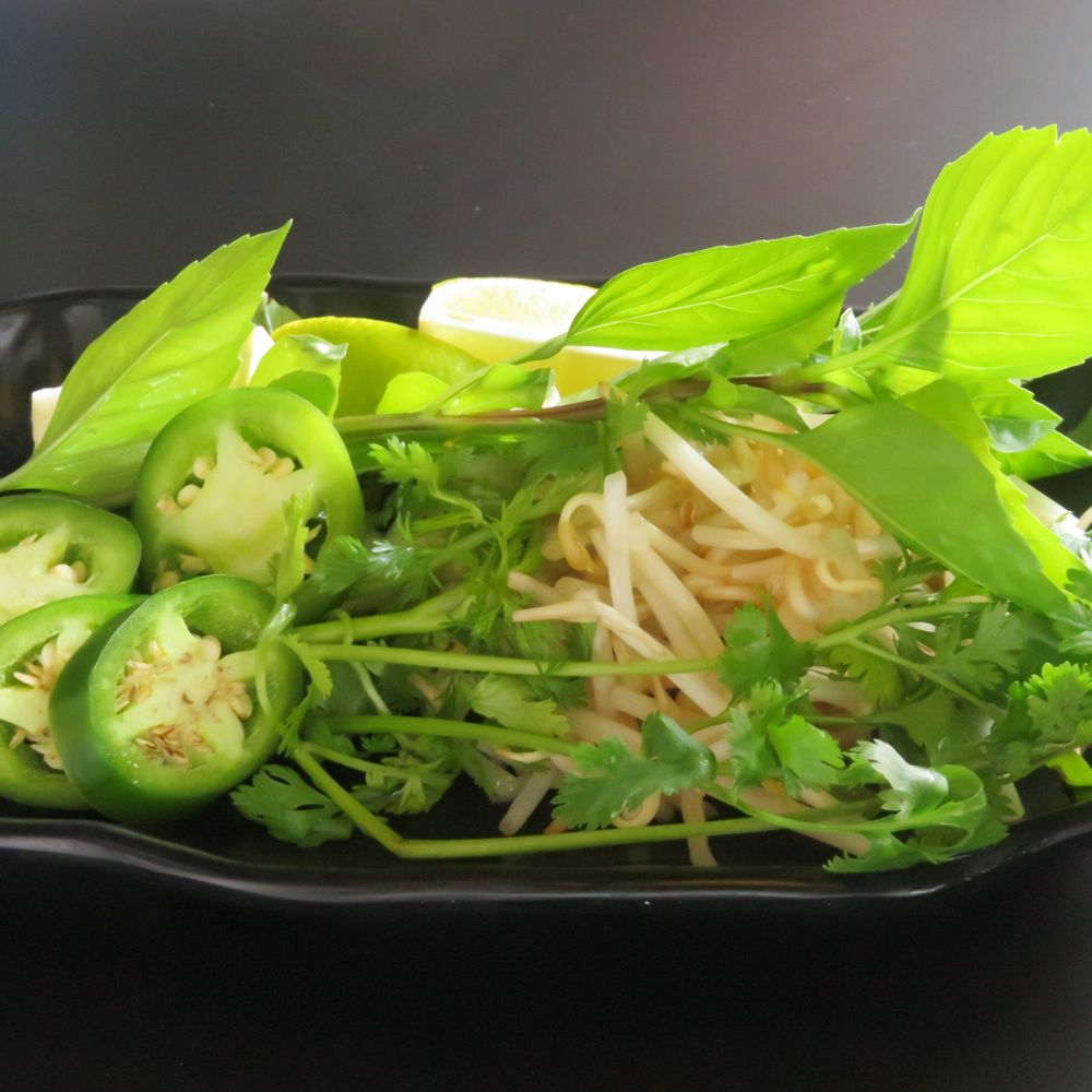 Vietnam Coast - fixings for the wonton noodle soup - Vietnamese Near Me - Houston, Texas Vietnam Coast - fixings for the wonton noodle soup - Vietnamese Near Me - Houston, Texas