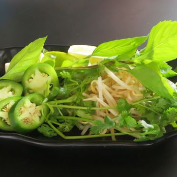 Vietnam Coast - fixings for the wonton noodle soup - Vietnamese Near Me - Houston, Texas