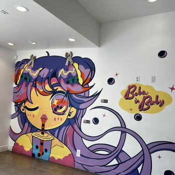 Teatopia - Actual pic of me drinking boba - Bubble Tea Near Me - Long Beach, California