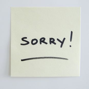 Ono Steaks - a note with the word sorry written on it - Cheesesteaks Near Me - Waianae, Hawaii