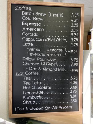 Menu photo 8 Castle Coffee Albuquerque, NM