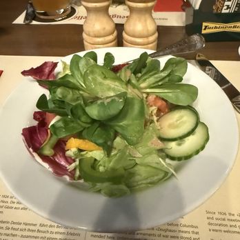 Zeughauskeller - Mixed vegetables salad with Vinaigrette - Swiss Food Near Me - Zürich, ZH