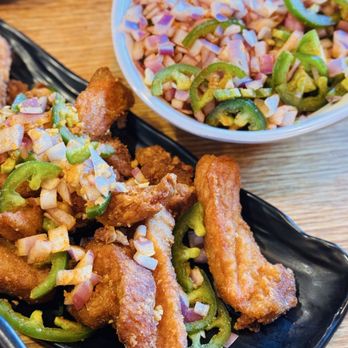 Noodle Man - A5. Salt & Spicy Pork Chop / 椒盐猪扒 - Chinese Near Me - Chesapeake, Virginia Noodle Man - A5. Salt & Spicy Pork Chop / 椒盐猪扒 - Chinese Near Me - Chesapeake, Virginia