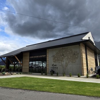 Lass Chance Beverage - Outside. May 2025 - Cideries Near Me - Keremeos, British Columbia Lass Chance Beverage - Outside. May 2025 - Cideries Near Me - Keremeos, British Columbia