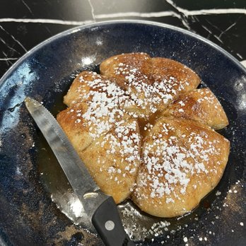 Eggspectation - Charlotte - Gooey Goose Bread with maple caramel sauce base - Breakfast & Brunch Near Me - Charlotte, North Carolina Eggspectation - Charlotte - Gooey Goose Bread with maple caramel sauce base - Breakfast & Brunch Near Me - Charlotte, North Carolina