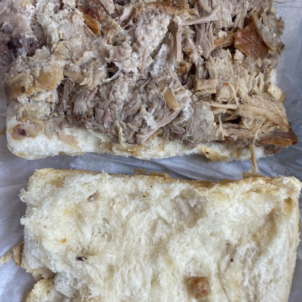 Los Tres Conejitos Bakery - Pan con lechón small but pretty damn good for $1! - Bakeries Near Me - Hialeah, Florida Los Tres Conejitos Bakery - Pan con lechón small but pretty damn good for $1! - Bakeries Near Me - Hialeah, Florida
