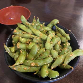 Sake Sushi - spicy garlic edamame - Sushi Bars Near Me - Wildomar, California