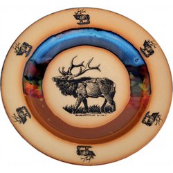 Always Azul Pottery - Elk Plate