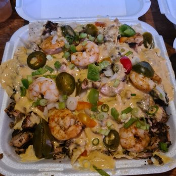 Duckanoo Grill - a tray of food - Cocktail Bars Near Me - Stone Mountain, Georgia
